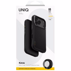 Uniq Keva Magclick Charging ümbris iPhone 18 Pro / 17 Pro – must