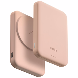 Uniq Lyden Lexa Magnetic 5000mAh PD USB-C MagSafe Akupank - roosa