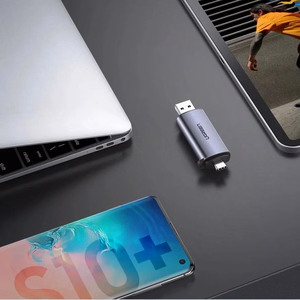 Memory card reader Ugreen CM185 USB-A 3.0/USB-C 3.1 to TF/SD (50706) hall
