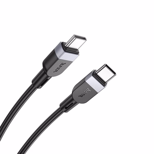 Kaabel USB C USB C Hoco 3A 60W silikoonist 1 m X109 must