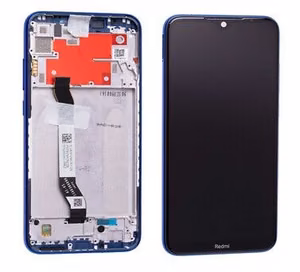 LCD screen Xiaomi Redmi Note 8T koos touch screen koos frame Sinine original (service pack)