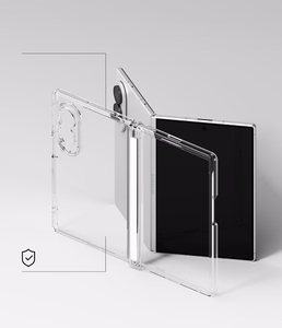 Ringke Fusion Flap ümbris seadmele Samsung Galaxy Z Fold 8 – läbipaistev