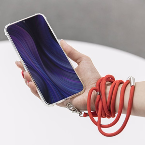 Universal neck strap for phones red