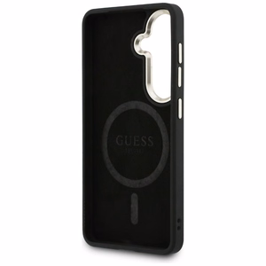 Guess ümbris 4G Embossed Ring MagSafe Samsung Galaxy S26 Plus jaoks sinine