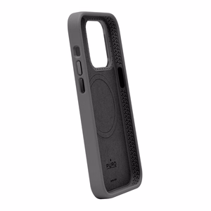 Puro Icon Mag Pro Silicone Ümbris with MagSafe with Metal Buttons jaoks iPhone 15 Plus - must