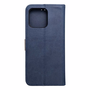 Tumesinine ja kreemikas Split Book klappümbris mudelile Motorola G57 POWER