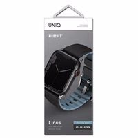 UNIQ rihm Linus Apple Watch Series 1/2/3/4/5/6/7/8/9/SE/SE2/Ultra/Ultra 2 42/44/45/49mm. Airosoft Silikoon must/must