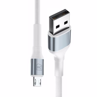 3mk Hyper Kaabel N-SERIES USB-A / MicroUSB 1m 5V/2.4A 12W / valge
