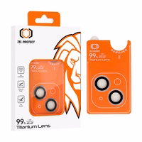 Tempered glass Tel Protect Titanium Lens 99% AR on camera jaoks Iphone 13/13 Mini läbipaistev (lens 2 pcs)
