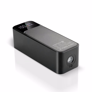 Powerbank 27 000mAh, 1x USB, 2x USB-C, 162,5W, QC4+, flashlight, LCD screen, black