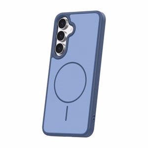 Frame Thin Mag ümbris for Samsung Galaxy S25 tumesinine