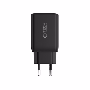 Tech-Protect NC45W-GAN 2-PORT PD45W wall laadija - must