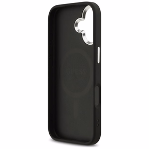 Guess 4G Classic Logo MagSafe ümbris iPhone 17 jaoks, must