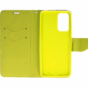 Fancy Ümbris jaoks Xiaomi Redmi Note 11 5G/Note 11S 5G/Poco M4 Pro 5G tumesinine-lime