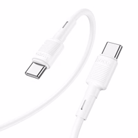 USB kaabel Hoco X83 60W Type-C to Type-C 1.0m valge