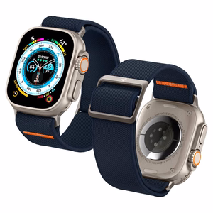 Spigen Fit Lite Ultra Strap jaoks Apple Watch 4/5/6/7/8/9/SE/Ultra (42/44/45/49 mm) - tumesinine