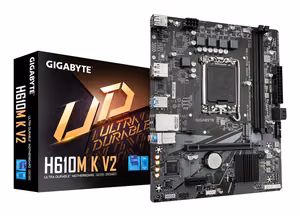 Emaplaat GIGABYTE Intel H610 LGA1700 DDR5 Micro-ATX