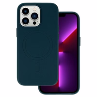 MagSafe Leather Ümbris Iphone 13 Pro Tumesinine