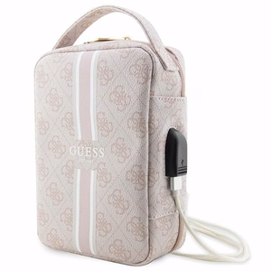 Guess Kott GUHBP4RPSP Organizer roosa/roosa 4G Printed Stripes