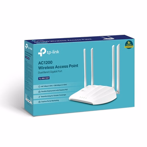 TP-LINK TL-WA1201 juhtmevaba pääsupunkt 867 Mbit/s Power over Ethernet (PoE) valge
