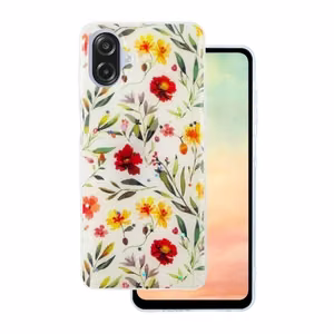 Glow Glam ümbris jaoks Samsung Galaxy A07 4G valge