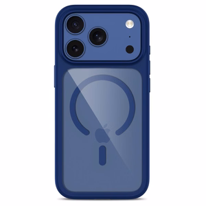 Tech-Protect MagOne MagSafe CC ümbris 2 karastatud klaasiga mudelitele iPhone 18 Pro Max / 17 Pro Max, läbipaistev tumesinine