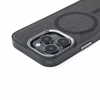 Glitter Ümbris with MagSafe jaoks Samsung Galaxy S25 Edge - must