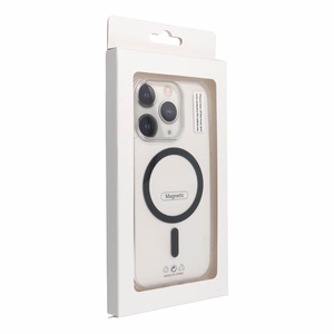 Чехол Samsung A27 Drop Glue Colorful Ring Mag Cover совместимый с MagSafe черный