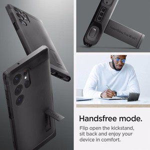SPIGEN ümbris TOUGH ARMOR jaoks SAMSUNG S23 Ultra must
