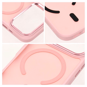 Kaitseümbris seadmele iPhone 18 Pro / 17 Pro: Forcell F-Protect Smoke Hybrid Premium, MagSafe'iga ühilduv, värv: roosa