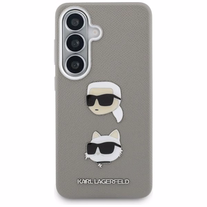 Karl Lagerfeld ümbris Saffiano Double Heads Metal Samsung Galaxy S26 hõbedane