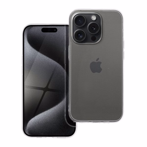 CLEAR Ümbris 2 mm jaoks IPHONE 15 Pro läbipaistev