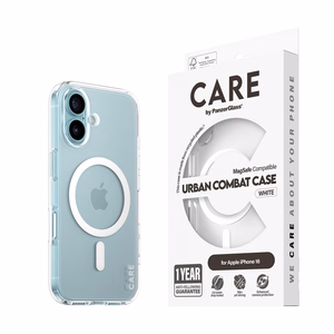 CARE by PanzerGlass Flagship Ümbris iPhone 16 6.1" valge/valge MagSafe 1337
