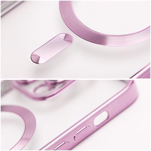 iPhone 16 PRO ümbris Electro Mag Cover, ühildub MagSafe'iga, roosakuldne