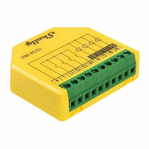 SHELLY Plus RGBW PM Wi-Fi/Bluetooth LED riba kontroller (2 tk pakk)