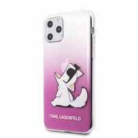 Karl Lagerfeld Choupette Fun iPhone 11 Pro ümbris - roosa