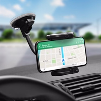 Car phone hoidja Forcell F-Grip Regular 17 cm windshield / dashboard / air vent must