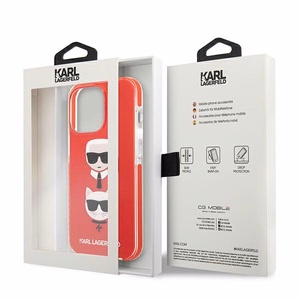 Karl Lagerfeld Karl&Choupette Head чехол для iPhone 13 Pro / iPhone 13 - красный