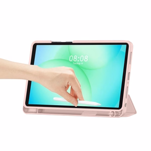 TechProtect SmartÜmbris Pen ümbris jaoks Samsung Galaxy Tab A9 / A11 8.7 X110 / X115 / X133 / X135 - roosa