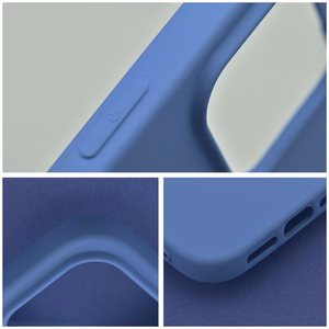SILICONE case jaoks IPHONE 15 Pro sinine