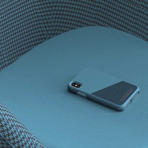 Nordic Elements Saeson Freja ümbris seadmele iPhone XS Max, petroolisinine
