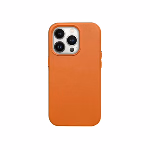 Mag Leather Ümbris Apple iPhone 14 oranž
