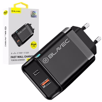 Blavec Wall laadija BC-5 GaN - USB + Type C - PD QC 45W 3A (TCBC5G-UCB453A) must
