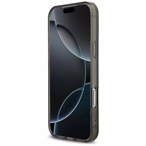 AMG Double Layer Läbipaistev Smocked MagSafe Ümbris jaoks iPhone 17 Pro Max - Must