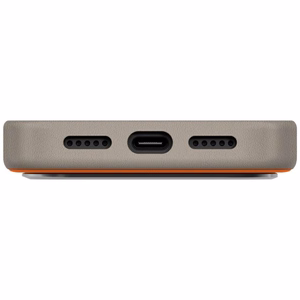 Uniq Lyden DS Чехол для iPhone 17 Pro Magclick Charging - оранжево-серый