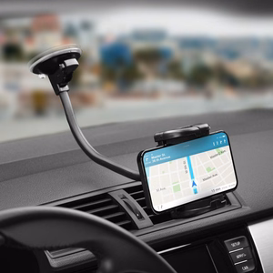 Car phone hoidja Forcell F-Grip Regular 27 cm windshield / dashboard / air vent must