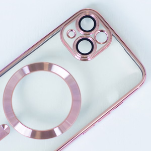 Color Chrome Mag Чехол для Samsung Galaxy A17 4G A17 5G розовое золото