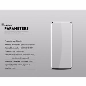 Mocolo 3D Glass Full Glue karastatud ekraanikaitseklaas seadmele Huawei P40 Pro