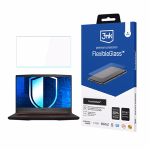 MSI Bravo 15 – 3mk FlexibleGlass (kuni 15") arvuti ekraanikaitse