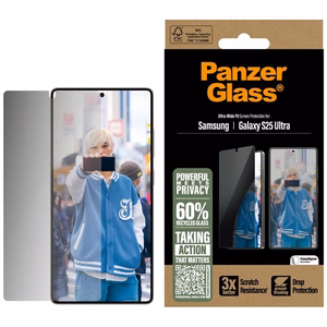 PanzerGlass Ultra-Wide Fit Privaatsus Glass jaoks Samsung Galaxy S25 Ultra